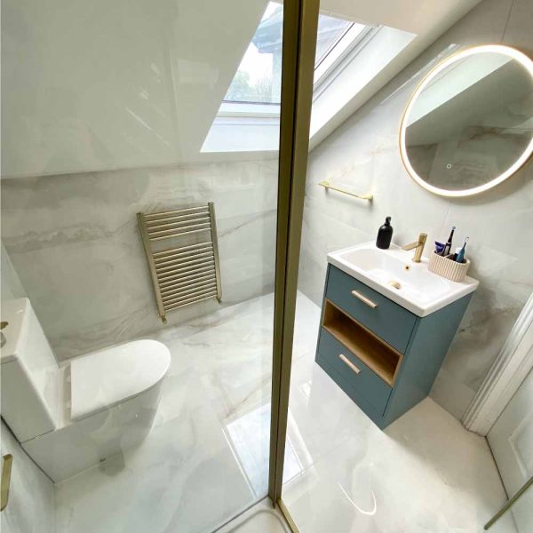 Full ensuite bathroom renovation in Dublin Lusk for Kiera 61